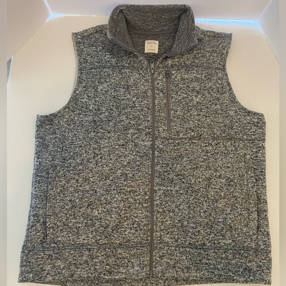 Merona Heather Gray Vest XL